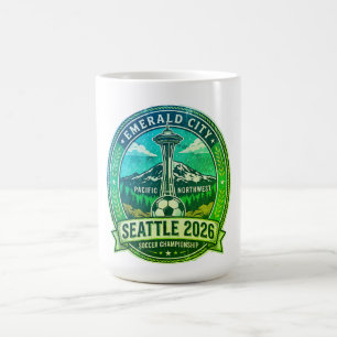 Seattle 2026 World Cup Host City Vintage Football 