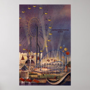 Seattle, affiche de l'Exposition universelle