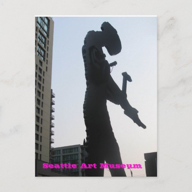 Seattle Art Museum - Hammering Man Postcard (Front)
