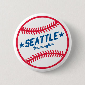 Seattle Baseball 2 Inch Round Button