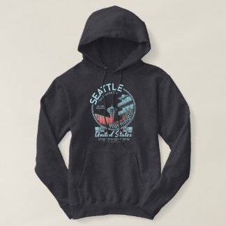 SEATTLE CITY ICON - WASHINGTON VINTAGE HOODIE