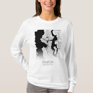 Seattle City Map T-Shirt