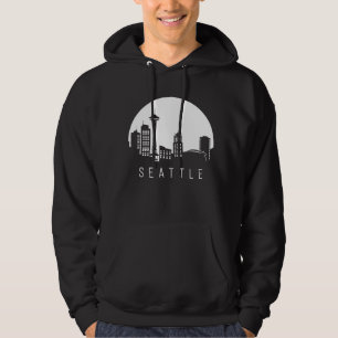 Seattle City Skyline Hoodie