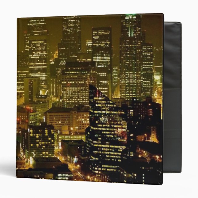 Seattle city view binder (Front/Inside)