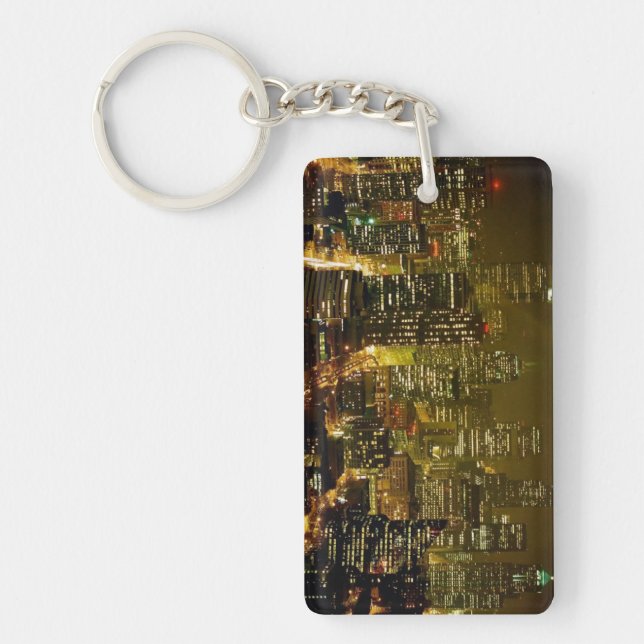Seattle city view keychain (Front)