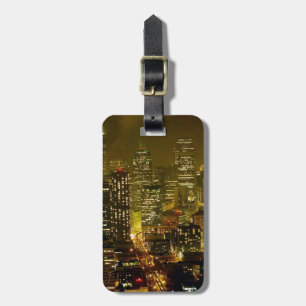 Seattle city view luggage tag