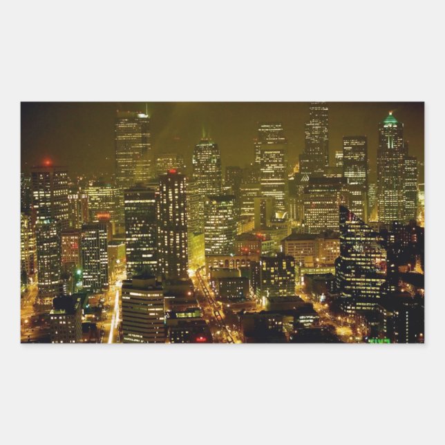 Seattle city view sticker (Front)
