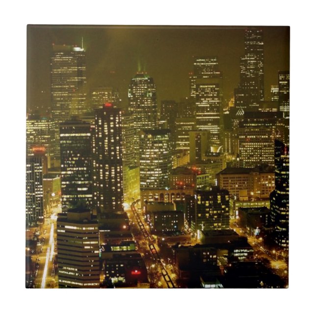 Seattle city view tile (Front)
