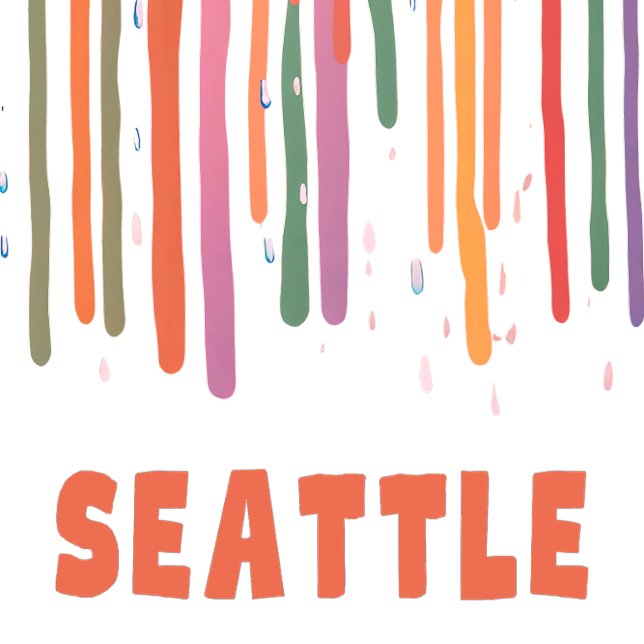 Seattle Drizzle  T-Shirt (Creator Uploaded)