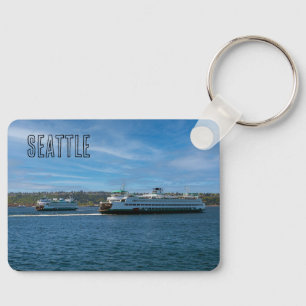 Seattle Ferries and Custom Name Keychain