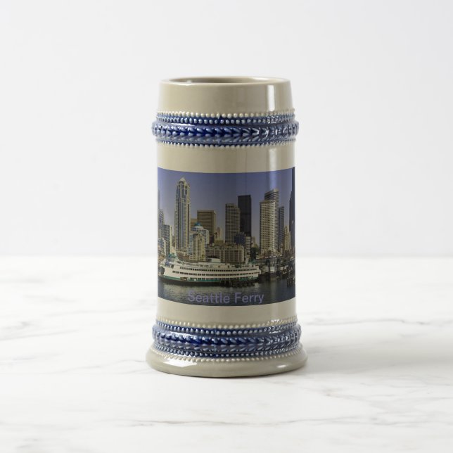 Seattle Ferry Washington State Beer Stein (Center)