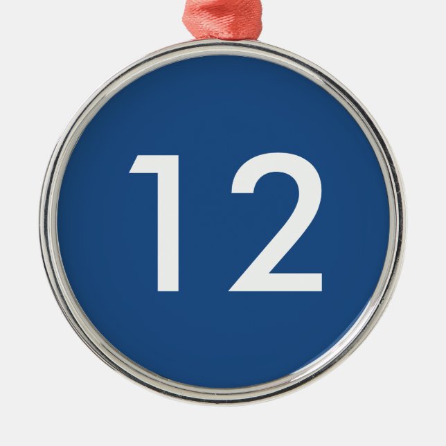 Seattle Football Fan 12 Christmas Ornament (Front)