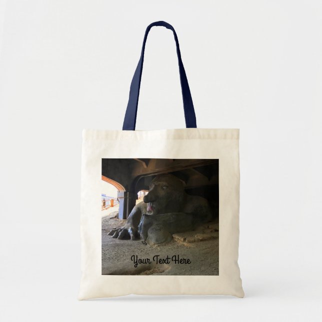 Seattle Fremont Troll #2 Tote Bag (Front)