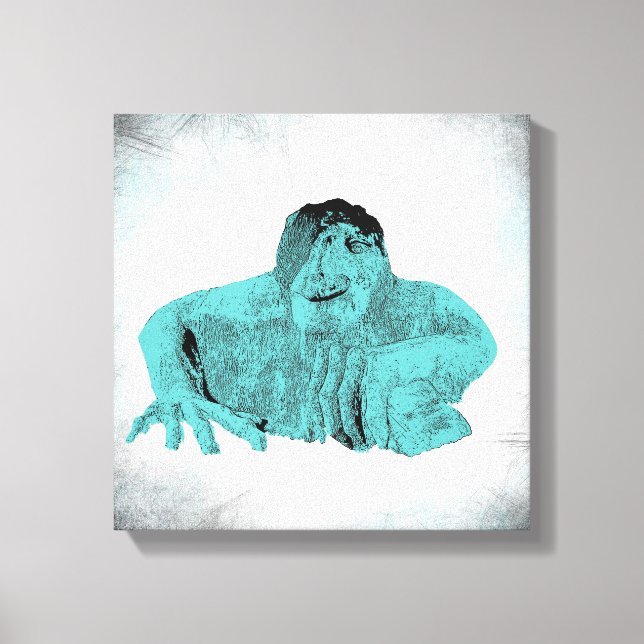 Seattle Fremont Troll Canvas (various sizes) Print (Front)