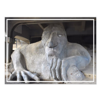 Seattle Fremont Troll Photo Print (various sizes)
