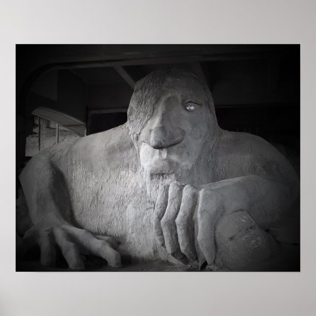 Seattle Fremont Troll Poster (various sizes) (Front)