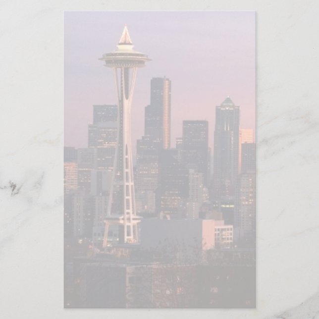 Seattle from Kerry Park. Stationery (Front)