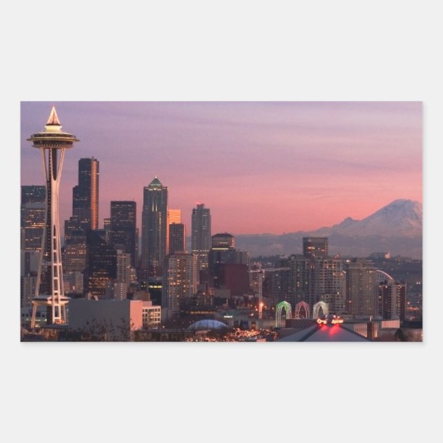 Seattle from Kerry Park. Sticker (Front)
