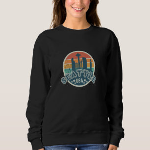 Seattle Gifts Seattle Space Needle USA Washington  Sweatshirt