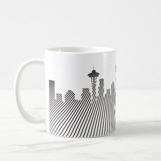 Seattle Graphic Coffee Mug (Left)