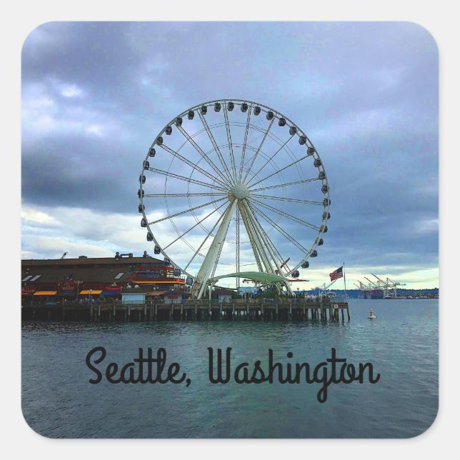 Seattle Great Wheel #2 Stickers (Front)