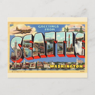 Seattle Greeting Postcard