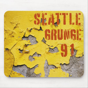 Seattle Grunge Music 1991 Mouse Pad