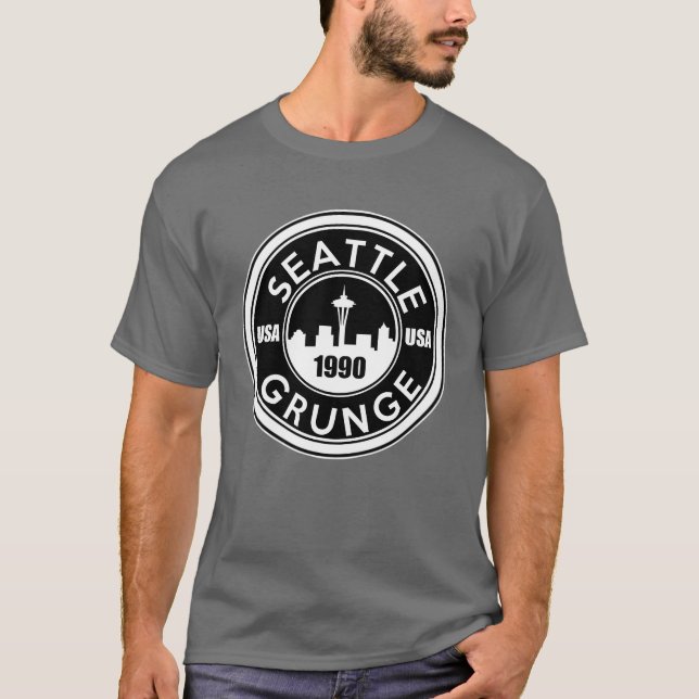 Seattle Grunge retro T-Shirt (Front)