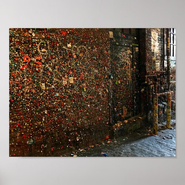 Seattle Gum Wall #1 Poster (Front)