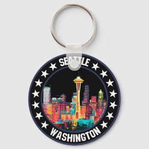 Seattle keychain
