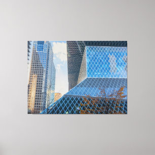 Seattle Modern Architecture Canvas Print