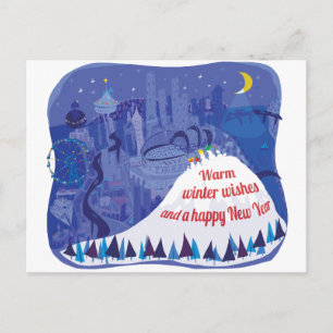 Seattle, Mount Rainier Holiday card