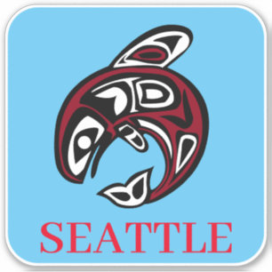 Seattle Native American Haida Orca Killer Whale