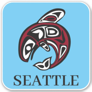 Seattle Native American Haida Orca Killer Whale