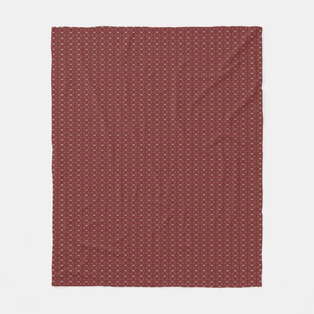 Seattle Pattern Fleece Blanket (Front)