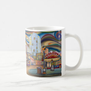 Seattle. Pike Market at night. Coffee Mug