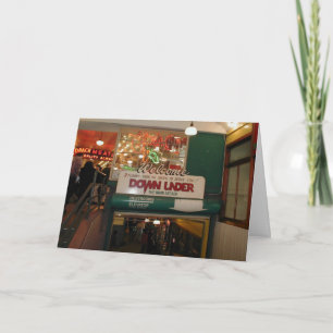 Seattle Pike Place Market Washington Down Under Thank You Card