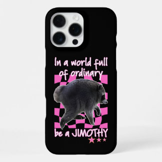 Seattle Raccoon Jimothy iPhone 16 Pro Max Case