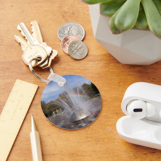 Seattle Science Centre Fountain Washington Photo  Keychain (Desk)