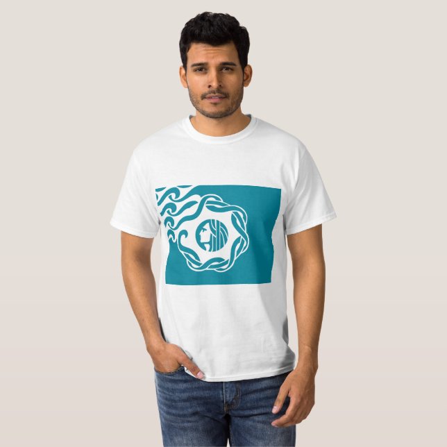 Seattle simplified city flag t-shirt (Front Full)