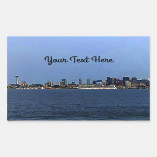 Seattle Skyline #2-2 Stickers