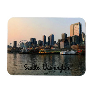 Seattle Skyline #5 Magnet