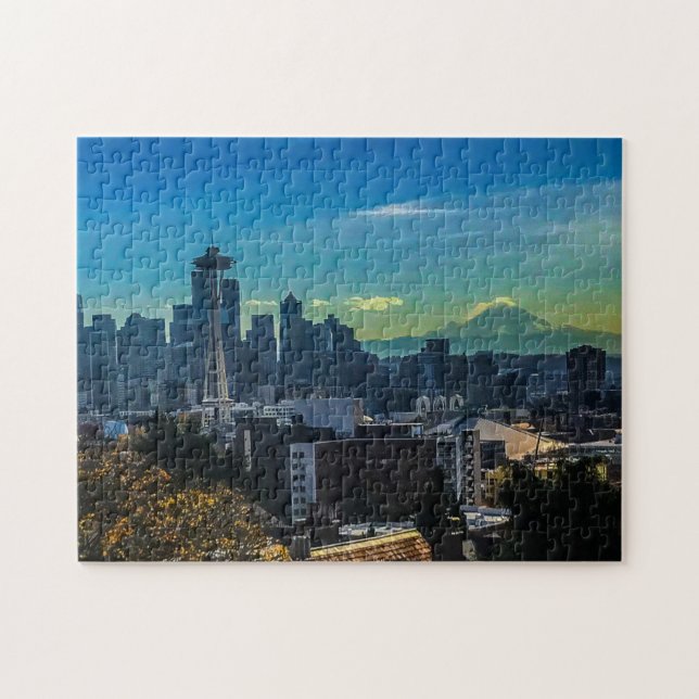 Seattle Skyline #9-2 Jigsaw Puzzle (Horizontal)