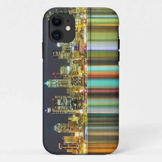 Seattle skyline at night with reflection Case-Mate iPhone case (Back)