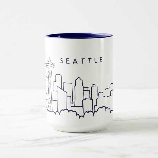 Seattle Skyline Mug (Center)