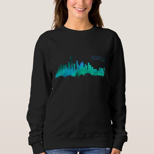 Seattle Skyline Sweatshirt (Front)