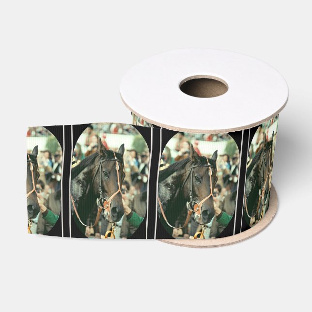 Seattle Slew Thoroughbred 1978 Grosgrain Ribbon (Spool)
