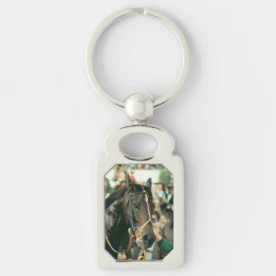 Seattle Slew Thoroughbred 1978 Keychain