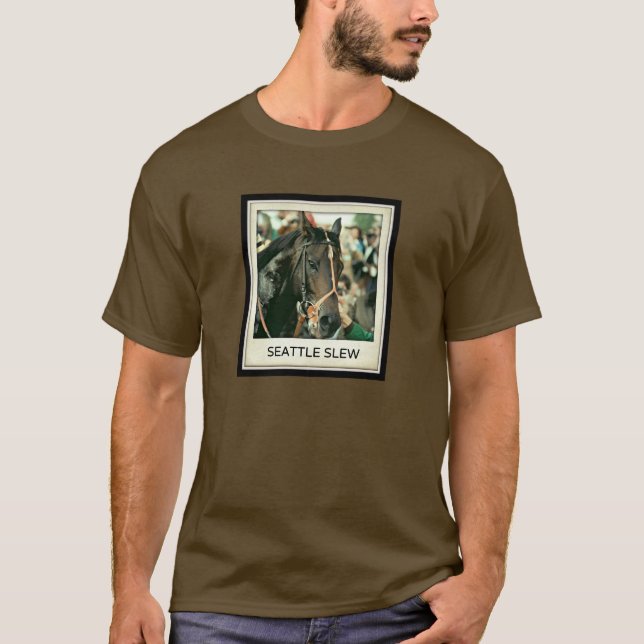 Seattle Slew Thoroughbred 1978 T-Shirt (Front)