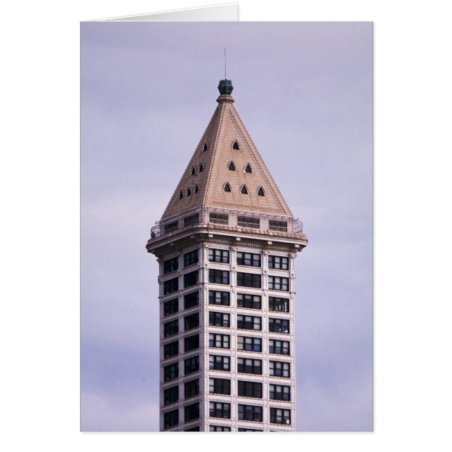 Seattle Smith Tower Blank Card (Front)